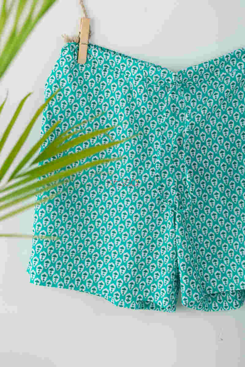 Buy Tantalizing AVS07 Blue Chill Shorts Online | Kessa