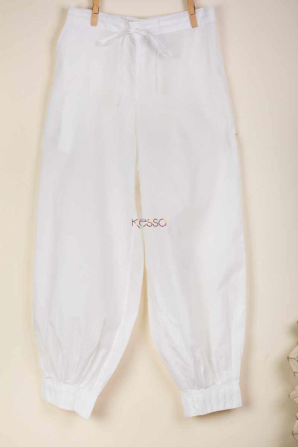 Share 80+ white cotton baggy pants latest - in.eteachers