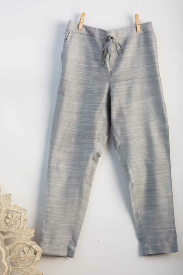 Share 81+ grey silk pants super hot - in.eteachers